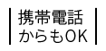 携帯電話からもOK